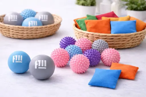 Комбо со скидкой (Мячик мфр, два мешочка, мячик колючий)